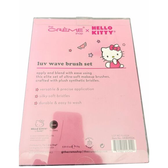 Crème Shop x Hello Kitty Luv Wave Brush Set - Picture 2 of 6